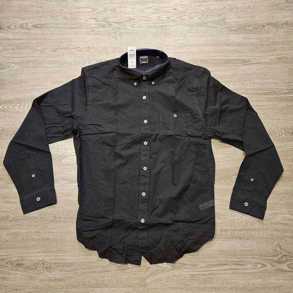 Todd Snyder Favorite Shirt XL Black Button Down Summerweight NWT Cotton